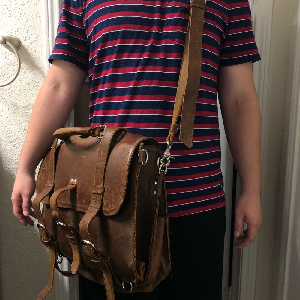 Leather bag used